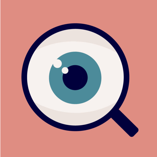 Eye examination icon
